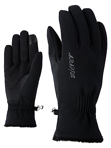 Ziener Damen IBRANA TOUCH LADY glove multisport Freizeit- / Funktions- / Outdoor-Handschuhe | winddicht, atmungsaktiv, schwarz (black), 7 von Ziener