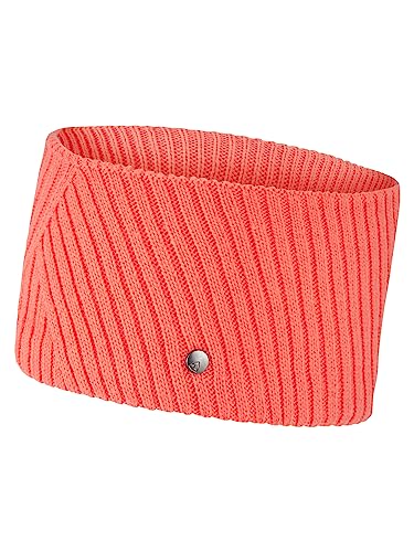 Ziener Damen ILSU Stirnband/warm, gestrickt, vibrant peach, Usex von Ziener