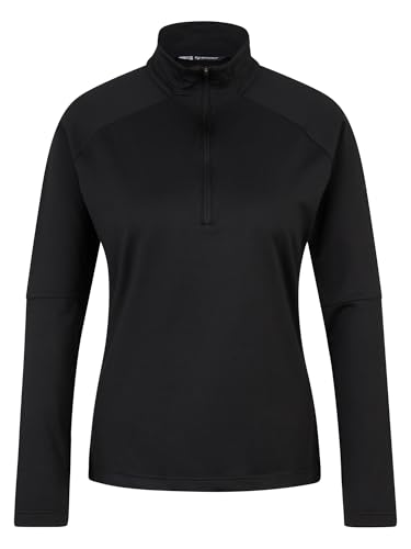 Ziener Damen Jeane Skipullover, Skirolli, Funktions-Shirt | warm, elastisch, Black, 46 von Ziener