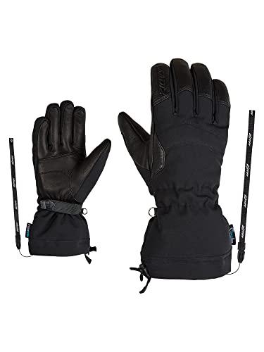 Ziener Damen KILATA Ski-Handschuhe/Wintersport | wasserdicht, Wolle, Freeride, Black, 6 von Ziener