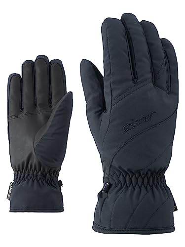 Ziener Damen KIMAL GTX lady glove Ski-handschuhe/Wintersport | Wasserdicht, Atmungsaktiv, black, 6,5 von Ziener