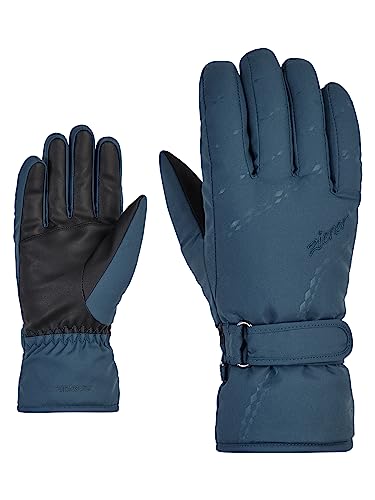 Ziener Damen KORVA Ski-Handschuhe/Wintersport | warm, atmungsaktiv, hale Navy, 6,5 von Ziener