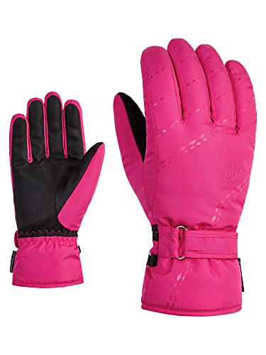 Ziener Damen KORVA Ski-Handschuhe/Wintersport | warm atmungsaktiv, pop pink, 7 von Ziener