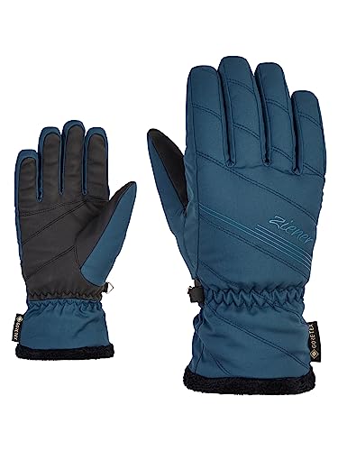 Ziener Damen Kasia Ski-Handschuhe/Wintersport | Gore-Tex, hale Navy, 6 von Ziener