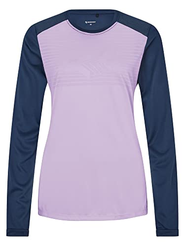 Ziener Damen NABRINA Funktions-Shirt - Fahrrad|Outdoor|Fitness|Sport - atmungsaktiv,schnelltrocknend,Langarm, Sweet Lilac, 40 von Ziener