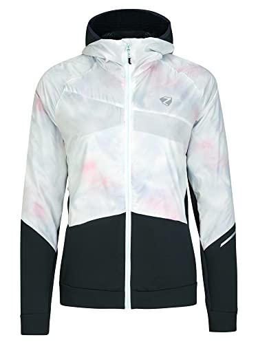 Ziener Damen NAKIMA Funktions- / Hybrid-Hacke Bergsport, Skitour | winddicht, Primaloft Active, cloudy rainbow, 44 von Ziener