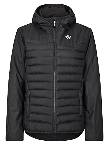 Ziener Damen NANTANA Wärme-Jacke Outdoor/Skitour | winddicht, Wolle, PFC frei, black, 40 von Ziener