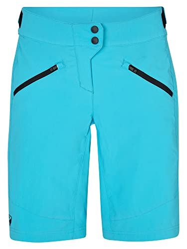 Ziener Damen NASITA Outdoor-Shorts/Rad- / Wander-Hose - atmungsaktiv,schnelltrocknend,elastisch, Aquamarine, 46 von Ziener