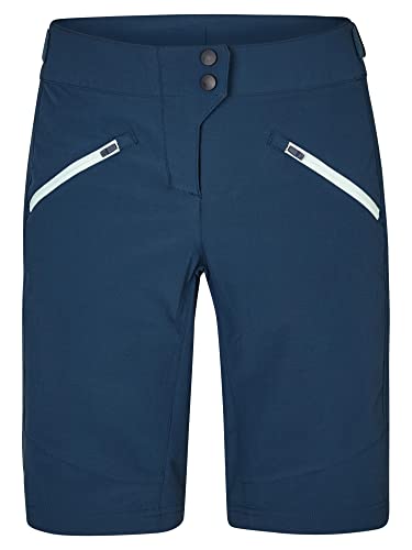 Ziener Damen NASITA Outdoor-Shorts/Rad- / Wander-Hose - atmungsaktiv,schnelltrocknend,elastisch, hale Navy.Ice, 36 von Ziener
