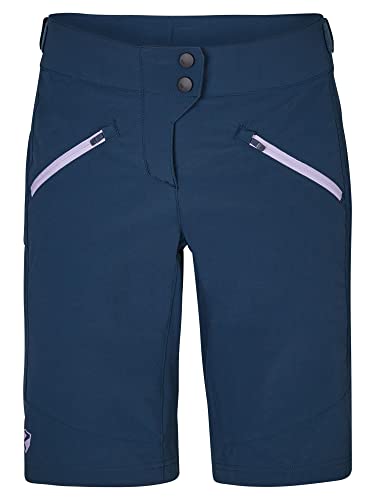 Ziener Damen NASITA Outdoor-Shorts/Rad- / Wander-Hose - atmungsaktiv,schnelltrocknend,elastisch, hale Navy.Sweet Lilac, 34 von Ziener