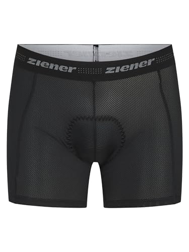 Ziener Damen NENZI X-Function Fahrrad-Unterhose/Rad-Innenhose/Mountainbike-Unterwäsche - sehr atmungsaktiv|gepolstert|schnelltrocknend|elastisch, Black, 42 von Ziener