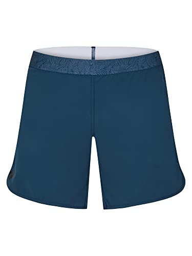 Ziener Damen NESKA Fahrrad-Shorts mit Innenhose - Mountainbike/Outdoor/Freizeit - atmungsaktiv,schnelltrocknend,gepolstert, hale Navy, 42 von Ziener