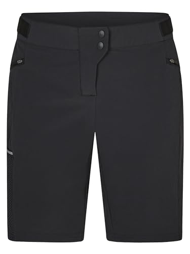 Ziener Damen NEXITA Outdoor-Shorts/Rad- / Wander-Hose - atmungsaktiv,schnelltrocknend,elastisch, Black, 38 von Ziener