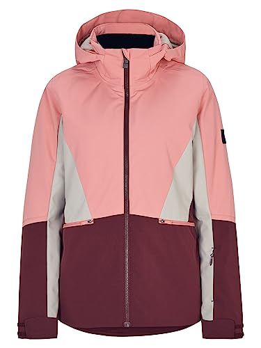 Ziener Damen TAIMI Ski-Jacke/Winter-Jacke | warm, atmungsaktiv, wasserdicht, pink vanilla stru, 34 von Ziener
