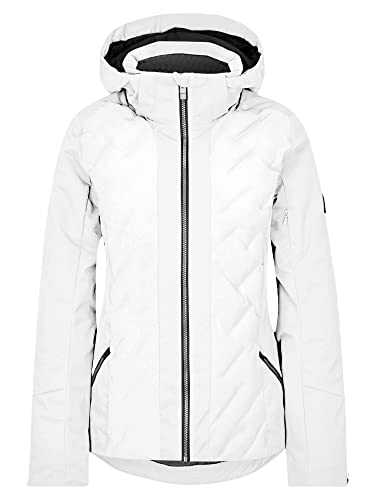 Ziener Damen TARIS Ski-Jacke | Primaloft, wasserdicht, PFC frei, white, 36 von Ziener