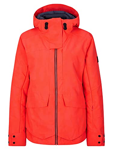 Ziener Damen TAUDRI Ski-Jacke/Snowboard-Jacke | warm, wasserdicht, PFC frei, hot red natural dye, 38 von Ziener