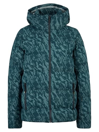 Ziener Damen TRAVA Ski-Jacke/Winterjacke | warm, atmungsaktiv, wasserdicht, jungle print, 38 von Ziener