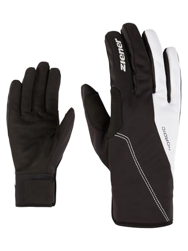 Ziener Damen ULTIMANA Langlauf/Nordic/Crosscountry-Handschuhe | Soft-Shell, extra-warm, Primaloft, Black.White, 6 von Ziener