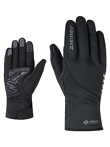 Ziener Erwachsene DAGUR GTX INF TOUCH bike glove Fahrrad- / Outdoor / Funktions-Handschuhe | wasserdicht, atmungsaktiv, black, 10.5 von Ziener