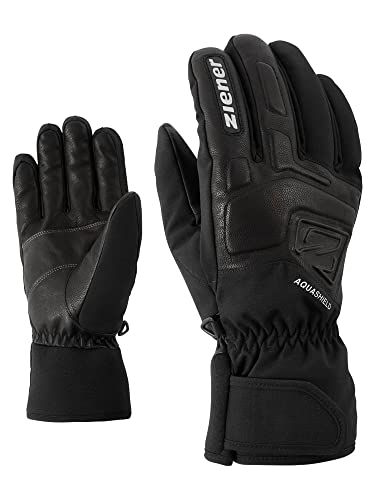 Ziener Herren GLYXUS Ski-Handschuhe/Wintersport | wasserdicht atmungsaktiv, black, 10 von Ziener