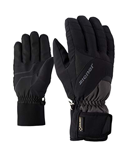 Ziener Erwachsene GUFFERT GTX Glove Alpine Ski-Handschuhe/Wintersport | Wasserdicht, Atmungsaktiv, Graphite/Black, 8.5 von Ziener