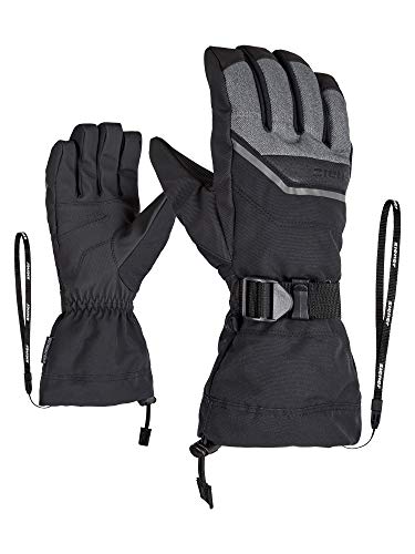 Ziener Erwachsene Ski-Handschuhe/Wintersport, Wasserdicht, Atmungsaktiv Gillian AS, Grey Denim, 7, 801064 von Ziener