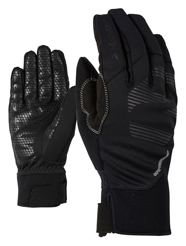 Ziener Erwachsene ILKO GTX INF Multisport Freizeit-/ Funktions-/ Outdoor-Handschuhe | Atmungsaktiv, Winddicht, Soft-Shell, Black, 8, Schwarz von Ziener