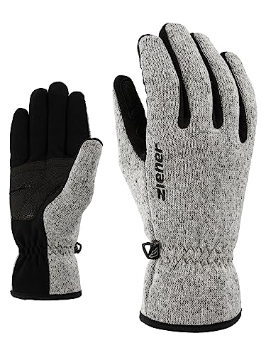 Ziener Erwachsene IMAGIO glove multisport Freizeit- / Funktions- / Outdoor-Handschuhe | atmungsaktiv, gestrickt, grau (grey melange), 10 von Ziener