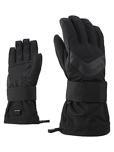 Ziener Erwachsene MILAN AS glove SB Snowboard-Handschuhe, black hb, 10 (XL) von Ziener