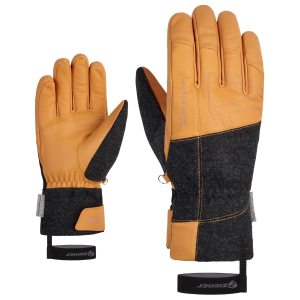 Ziener - Ganghofer AW Glove Ski Alpine - Handschuhe Gr 7;7,5 orange von Ziener