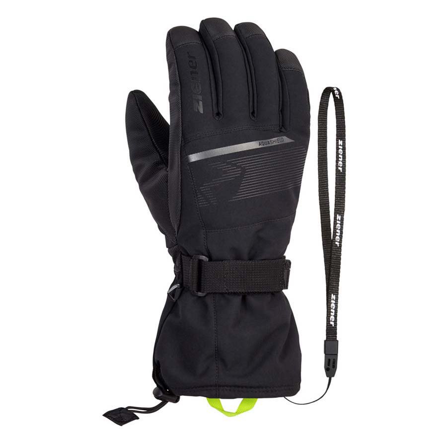 Ziener Gentian As Gloves Schwarz 7.5 Mann von Ziener