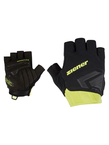 Ziener Herren CURDIN Fahrrad-/Mountainbike-/Radsport-Handschuhe | Kurzfinger - atmungsaktiv/dämpfend, bitter Lemon, 10,5 von Ziener