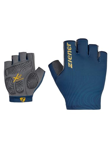 Ziener Herren Clem Fahrrad/Mountainbike/Radsport-Handschuhe | Kurzfinger - atmungsaktiv,dämpfend, hale Navy, 6,5 von Ziener