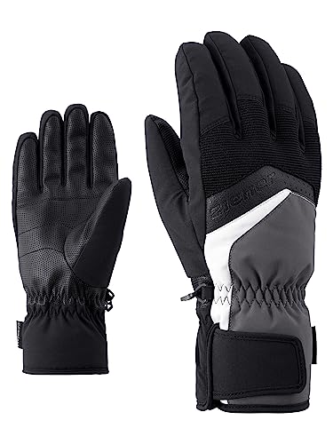 Ziener Herren GABINO Ski-Handschuhe/Wintersport | Warm, Atmungsaktiv, grau (magnet), 6.5 von Ziener