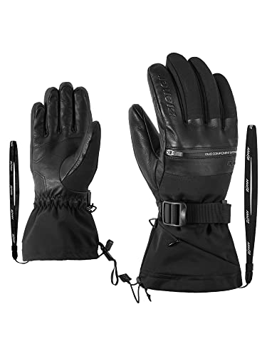 Ziener Herren GALLINUS AS PR DCS Ski-Handschuhe/Wintersport | Wasserdicht Atmungsaktiv Sehr Warm, black, 10,5 von Ziener