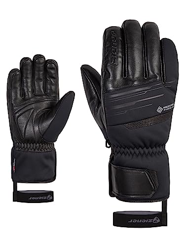 Ziener Herren GARCEL Ski-Handschuhe/Wintersport | Primaloft, Soft-Shell, Black, 9 von Ziener