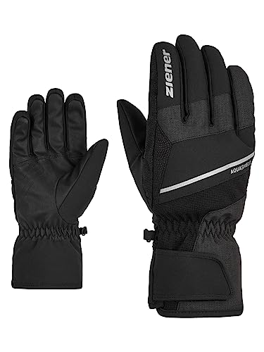 Ziener Herren GEZIM Ski-Handschuhe/Wintersport | wasserdicht atmungsaktiv, black tec, 9,5 von Ziener