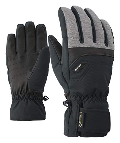 Ziener Herren Glyn GTX Gore Plus Warm Glove Alpine Ski-handschuhe, grau (dark melange), 8 von Ziener