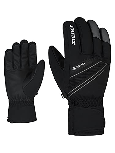 Ziener Herren Gunar Ski-Handschuhe/Wintersport | wasserdicht atmungsaktiv warm Gore-Tex, black.magnet, 10,5 von Ziener