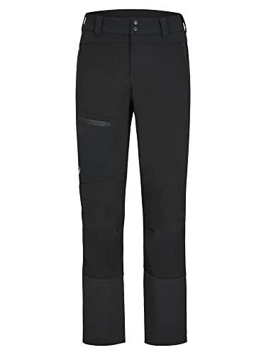Ziener Herren NARAK Softshell Hybrid Hose | Skitour, Winddicht, elastisch, funktionell, Black, 48 von Ziener