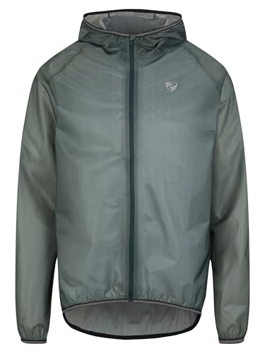 Ziener Herren NATIUS Regenjacke - Fahrrad|Mountainbike|Outdoor - wasserdicht,atmungsaktiv,super leicht, dark jungle, 56 von Ziener