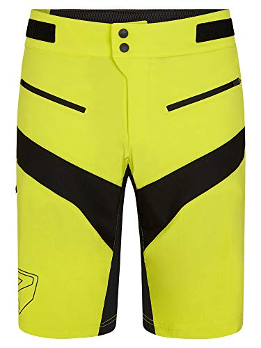 Ziener Herren NEIDECK Outdoor-Shorts/Rad- Wander-Hose - atmungsaktiv|schnelltrocknend|elastisch, Lime, 46 von Ziener