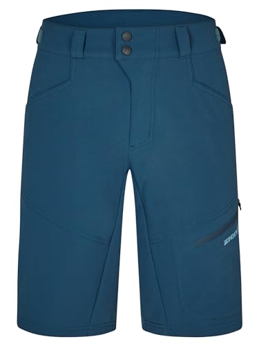 Ziener Herren NELAT Outdoor-Shorts/Rad- / Wander-Hose - atmungsaktiv,schnelltrocknend,elastisch, hale Navy, 46 von Ziener