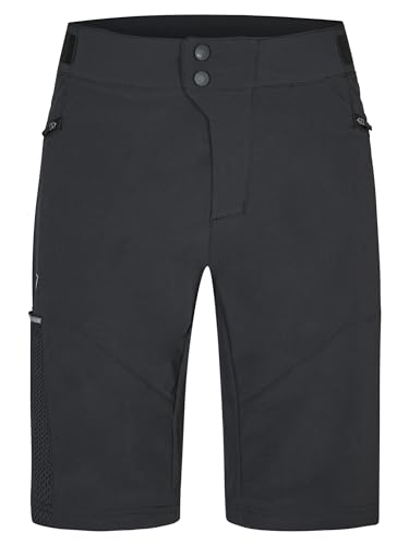 Ziener Herren NEXIL Outdoor-Shorts/Rad- / Wander-Hose - atmungsaktiv,schnelltrocknend,elastisch, Black, 52 von Ziener