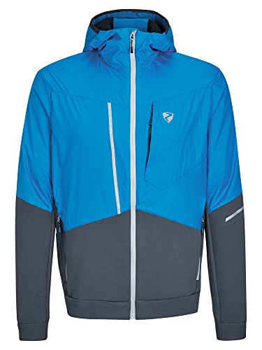 Ziener Herren NIKOLO Funktions- / Hybrid-Hacke Bergsport, Skitour | winddicht, Primaloft Active, persian blue.ombre, 50 von Ziener