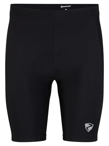 Ziener Herren NILAN X-Function Fahrrad-Tight/Rad-Hose/Mountainbike/Rennrad - atmungsaktiv,schnelltrocknend,gepolstert, Black, 48 von Ziener