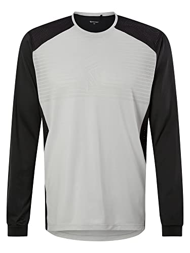 Ziener Herren Nabisco Funktions-Shirt - Fahrrad|Outdoor|Fitness|Sport - atmungsaktiv,schnelltrocknend,Langarm, Dusty Grey, 60 von Ziener