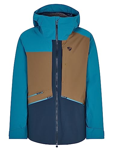 Ziener Herren TAHAN Ski-Jacke/Freeride | sympatex, PFC frei, Wolle, hale navy, 54 von Ziener