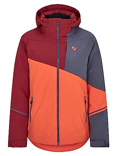 Ziener Herren TIMPA Ski-Jacke/Snowboard-Jacke | atmungsaktiv, wasserdicht, burnt orange, 50 von Ziener