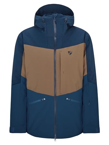 Ziener Herren TRIGLAV Ski-Jacke/Freeride | PFC frei, Wolle, wattiert, hale navy, 58 von Ziener